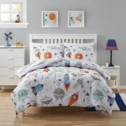 Floating In Space Kids Printed Bedding Set Includes Sheet Set By Sweet Home Collection -Cozy Bedding Home GUEST 03fc9ca0 e8fd 4191 902a 178a6c16afa5