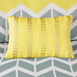 Yellow Chevron Darcy Duvet Cover Set (Full/Queen) - 5pc -Cozy Bedding Home GUEST 0446ad86 47df 4715 b275 1be7b19aa1fd