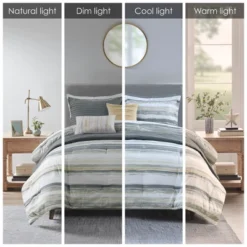 Gulches 8 Piece Printed Seersucker Comforter And Quilt Set Collection Yellow Full/Queen -Cozy Bedding Home GUEST 0492883b 6798 4a46 984a 3b090a0acd16