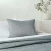 Reversible Textured Cotton Chambray Coverlet Sham - Casaluna™ -Cozy Bedding Home GUEST 052a3a0e 4a60 48e9 80e6 c8cfaf920cf3