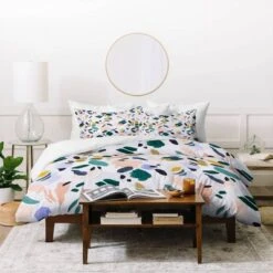 Marta Barragan Camarasa Terrazzo Brushstrokes Duvet Set - Deny Designs