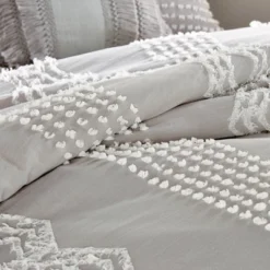 Peri Home 3pc Cut Geo Comforter Set Gray -Cozy Bedding Home GUEST 08bd2fb8 c867 4f1e 93ea e895fda2ae9a