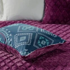 Blair Full/Queen 3pc Reversible Comforter Mini Set Navy/Purple -Cozy Bedding Home GUEST 0b3c3e2a d46d 4176 a926 32e289e53421