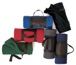 Port Authority Classic Fleece Blanket With Carrying Strap