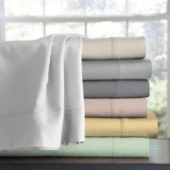 400 Thread Count Ultimate Percale Cotton Solid Sheet Set - Purity Home -Cozy Bedding Home GUEST 0bfce654 2f90 4e27 be8c 63430a32f38d
