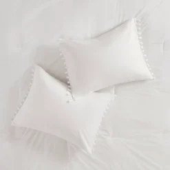 3pc Full/Queen Sula Cotton Comforter Set Ivory -Cozy Bedding Home GUEST 0c631113 0ff3 481d 88e5 dbbdf4c9c0cd