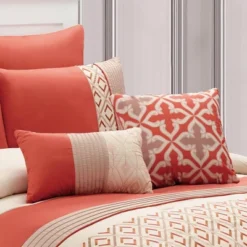 8pc Janna Comforter Set Orange - Riverbrook Home -Cozy Bedding Home GUEST 0dc324d8 679c 4fd2 8451 d76bbdbdf659