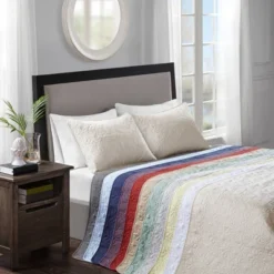 Vancouver Reversible Bedspread Set - Madison Park -Cozy Bedding Home GUEST 0e31361b a05a 4adc 9f57 1a9583659d84