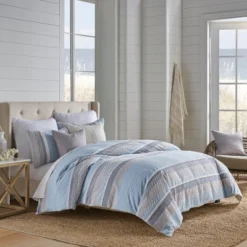 Santander Comforter Set - Blue, Grey & White - Levtex Home 11 Santander Comforter Set - Blue, Grey & White - Levtex Home -Cozy Bedding Home GUEST 108611a5 21ef 4131 b30f f44760b86e1a