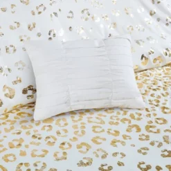 Kendra Metallic Printed Duvet Cover Set Ivory/Gold -Cozy Bedding Home GUEST 12eddd29 ae8c 4ae3 ae51 0b3dfc50902e