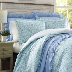 Jaynie Stonewashed Reversible Duvet Cover & Sham Set - Laura Ashley -Cozy Bedding Home GUEST 13828ef0 8291 48e4 aee3 5287336949a9