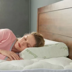 Cheer Collection Contoured Latex Memory Foam Pillow With Washable Cover - White (24" X 16" X 4") 11 Cheer Collection Contoured Latex Memory Foam Pillow With Washable Cover - White (24" X 16" X 4") -Cozy Bedding Home GUEST 148b00d9 ad4d 4b4a a454 7b9a1be0af48