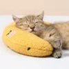 Little Pillow For Cats, Calming Pillow For Dogs, Half Donut Neck Pillow, Pet Calming Toy U-Shaped Pillow For Joint Relief Sleeping Improve