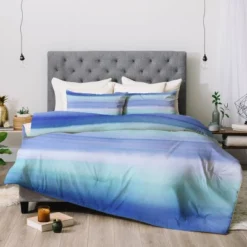 Blue Amy Sia Ombre Comforter Set - Deny Designs -Cozy Bedding Home GUEST 18fd87c6 fe58 4826 9124 7651b7461466