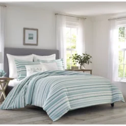 Clearwater Cay Reversible Comforter & Sham Set Blue - Tommy Bahama -Cozy Bedding Home GUEST 1e46e771 bd63 45da 82a2 9e7d2a88b6dc