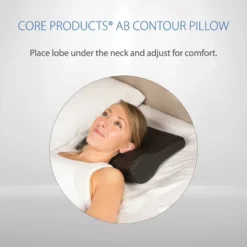 Core Products AB Contour Cervical Support Pillow, Black Vinyl -Cozy Bedding Home GUEST 1eff7e08 ec1a 43d3 ad57 78d667ca556d