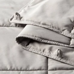 50"x70" 12lbs Weighted Blanket Gray - Room Essentials™ -Cozy Bedding Home GUEST 20cc0f6b c3b7 4c2f bc9c 3ff215f14e8c