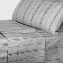 Full Printed Pattern Peached Cotton Percale Melange Sheet Set Minimal - Macaron -Cozy Bedding Home GUEST 2331c1fa ec0d 4782 9523 5e18104090ff