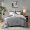 8pc Wilona Embroidered Comforter Set Gray - 510 Design -Cozy Bedding Home GUEST 259f5d0c f4ee 45c2 acc6 378cd7f577e3