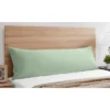 Sweet Jojo Designs Body Pillow Cover (Pillow Not Included) 54in.x20in. Solid Green -Cozy Bedding Home GUEST 274ef545 bf57 40e3 bb98 f3ffe3a703b3