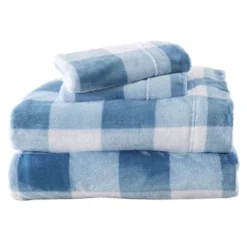 Great Bay Home Velvet Plush Luxury Printed Sheet Sets -Cozy Bedding Home GUEST 2769f48b 6bfc 48f9 9415 1b4a34902ce1