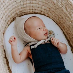 Ely's & Co. Baby Fitted Bassinet Sheet 100% Combed Jersey Cotton Grey And White Dottie Design 9 Ely's & Co. Baby Fitted Bassinet Sheet 100% Combed Jersey Cotton Grey And White Dottie Design -Cozy Bedding Home GUEST 27da1ed6 fac6 4325 aba7 be9cf1f44653