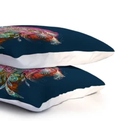 Stephanie Corfee Tail Feather Pillow Sham Standard Navy - Deny Designs 7 Stephanie Corfee Tail Feather Pillow Sham Standard Navy - Deny Designs -Cozy Bedding Home GUEST 2a43ed21 cf8e 4690 9c1a f23f44769f34