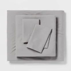 Stripe Microfiber Reversible Comforter & Sheet Set Gray - Room Essentials™ -Cozy Bedding Home GUEST 2ee2ccc5 7a6d 4fb8 bbe2 72b632973d4c