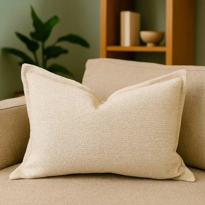 Kumasinova Comfort Rectangle Bed Pillows,Plush Standard Pillow With Custom Tailored Edging,Decorative Pillows For Bed And Sofa,Ivory 6 Kumasinova Comfort Rectangle Bed Pillows,Plush Standard Pillow With Custom Tailored Edging,Decorative Pillows For Bed And Sofa,Ivory - Image 4