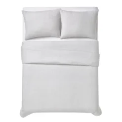 Herringbone Flannel Duvet Cover Set - London Fog -Cozy Bedding Home GUEST 30829e28 77ce 428a a8dc 91a25b0832bd