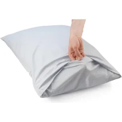 Circles Home Breathable Standard Envelope Pillow Case – Grey (2 Pack) -Cozy Bedding Home GUEST 308edafe 4413 417b b69a ce088ac9dd42