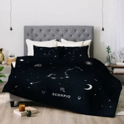 Cuss Yeah Designs Scorpio Star Constellation Comforter Set - Deny Designs -Cozy Bedding Home GUEST 375ac724 e755 4eb8 a09f 5b941daf3cf8