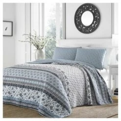 Light Blue Bexley Quilt Set - Stone Cottage® -Cozy Bedding Home GUEST 37677404 21bd 4852 8fff 450429451f1d