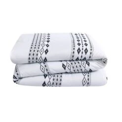 White Azteca Printed Comforter Set (King) - VCNY -Cozy Bedding Home GUEST 3892d63e 28b3 4f5c a8d6 8c0405245437