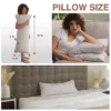 Pharmedoc Pregnancy Pillows, Shredded Memory Foam, Maternity Pillow For Sleeping -Cozy Bedding Home GUEST 38d22dc0 58f5 467b 8aa4 04a4f59c42ba
