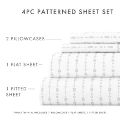 Printed Patterns Sheet Set - Extra Soft, Easy Care - Becky Cameron -Cozy Bedding Home GUEST 3b383811 87fb 42d6 b8d7 d8c927842bcf