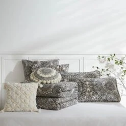 Southshore Fine Living, Ashanti Collection 7-Piece Quilt Set, Grey, King/Cal King 11 Southshore Fine Living, Ashanti Collection 7-Piece Quilt Set, Grey, King/Cal King -Cozy Bedding Home GUEST 3ce659af eb31 4f4c ad4d 2f5548a4ed21