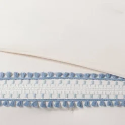 12pc Embroidered Fringe Stripe With Tassels Comforter & Sheet Bedding Set - Threshold™ -Cozy Bedding Home GUEST 443f5997 1107 4e72 b1b1 7852d0cd6908