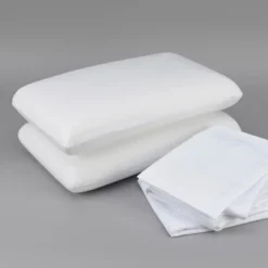 FONTOI Bedding Bundle Queen: Memory Foam Pillows, Sheet Set, Mattress Protector, White, 60"*16"*80" -Cozy Bedding Home GUEST 44ae87a7 f59d 4a07 9115 b2b95e95bf54