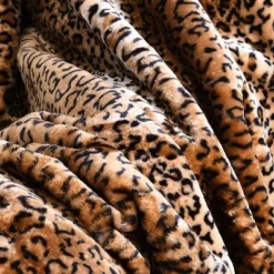 Marcielo Faux Fur Throw Blanket Leopard Cheetah Bed Blanket -Cozy Bedding Home GUEST 453df0ef 045f 4e81 a6f7 1cd99d6775dd