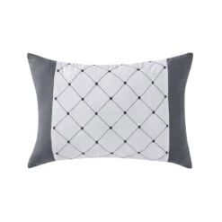 8pc Queen Trisha Comforter Set White - VCNY -Cozy Bedding Home GUEST 46f0f633 2a4a 4ab1 b3ce f987e7b2ac32