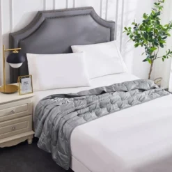 48"x72" 12lbs Rayon From Bamboo Weighted Blanket - Rejuve -Cozy Bedding Home GUEST 4752150d 84b7 4b8d 87ac ff57ddb3aa62