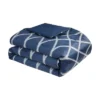 Zara Charmeuse Geo Print Comforter Bedding Set Navy -Cozy Bedding Home GUEST 48f90534 34b7 4051 a394 7b16acb8e730