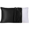 PiccoCasa 100% Pure Silk Smooth Pillowcases 1 Pc -Cozy Bedding Home GUEST 4ac00800 782f 4592 a197 df8fc43026a7