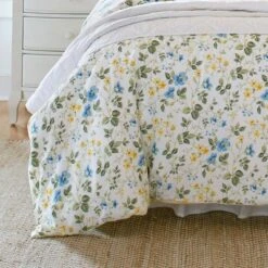Meadow Floral 100% Cotton Duvet Cover & Sham Set White/Blue - Laura Ashley 14 Meadow Floral 100% Cotton Duvet Cover & Sham Set White/Blue - Laura Ashley -Cozy Bedding Home GUEST 4af75270 88b9 4fa5 902c 91757da8993f