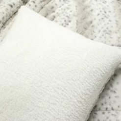 Lush Décor 3pc Leopard Textured Faux Fur Comforter -Cozy Bedding Home GUEST 4c2cef85 d6cc 4523 a103 160126042352