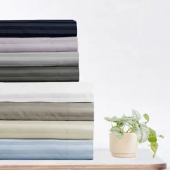 Luxury 500 Thread Count Bed Sheets Set - 100% Cotton Sateen Sheets Set, Soft, Cool & Breathable, Deep Pocket By California Design Den -Cozy Bedding Home GUEST 4c3e3364 5e71 49ae 9c94 a60b01fee2d0