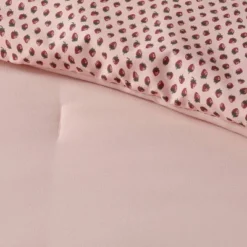 Strawberry Print Reversible Microfiber Comforter & Sheet Set Light Pink - Room Essentials™ -Cozy Bedding Home GUEST 4e74d154 21bb 40b4 98b1 5d39e9667e41