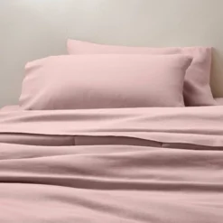 100% Washed Linen Solid Pillowcase Set - Casaluna™