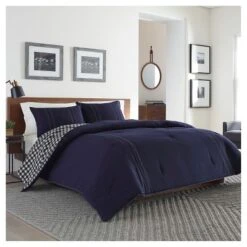 Navy Kingston Comforter Set - Eddie Bauer® -Cozy Bedding Home GUEST 54153a77 8ea4 445d b094 01ca301cbaa8